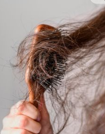 knotted hair