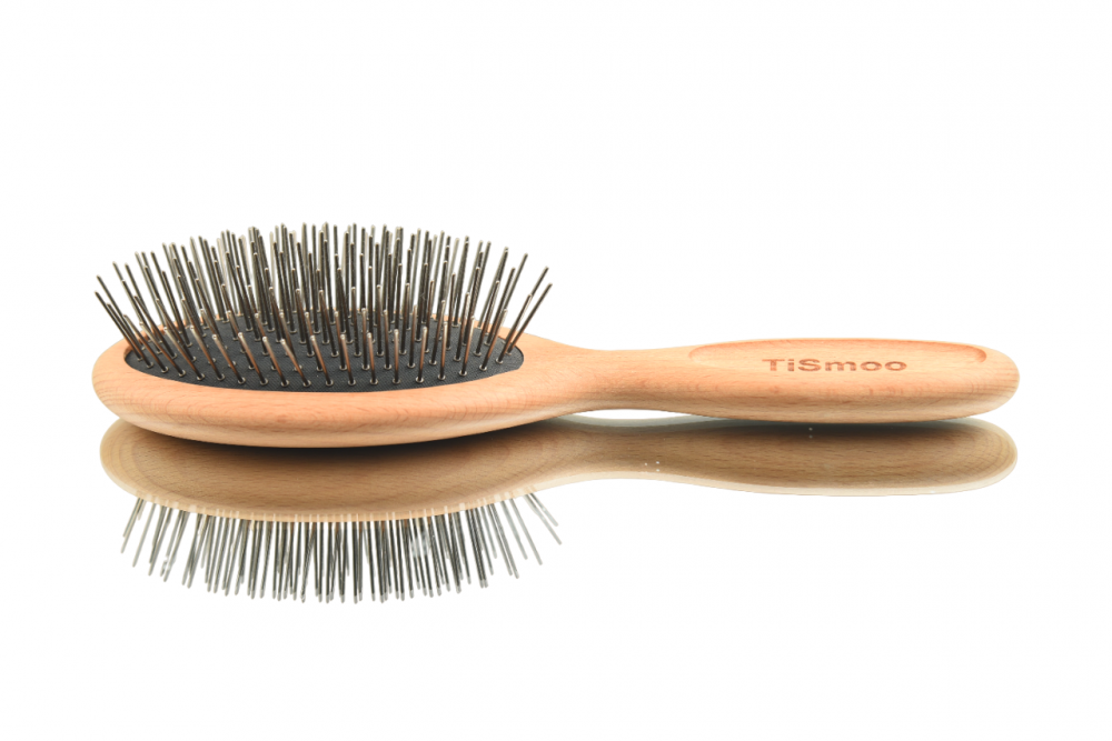 Titanium beech hairbrush