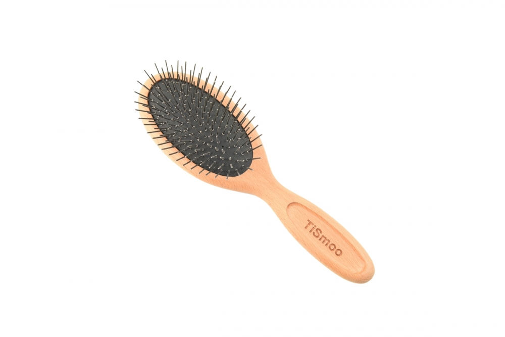 Titanium beech hairbrush