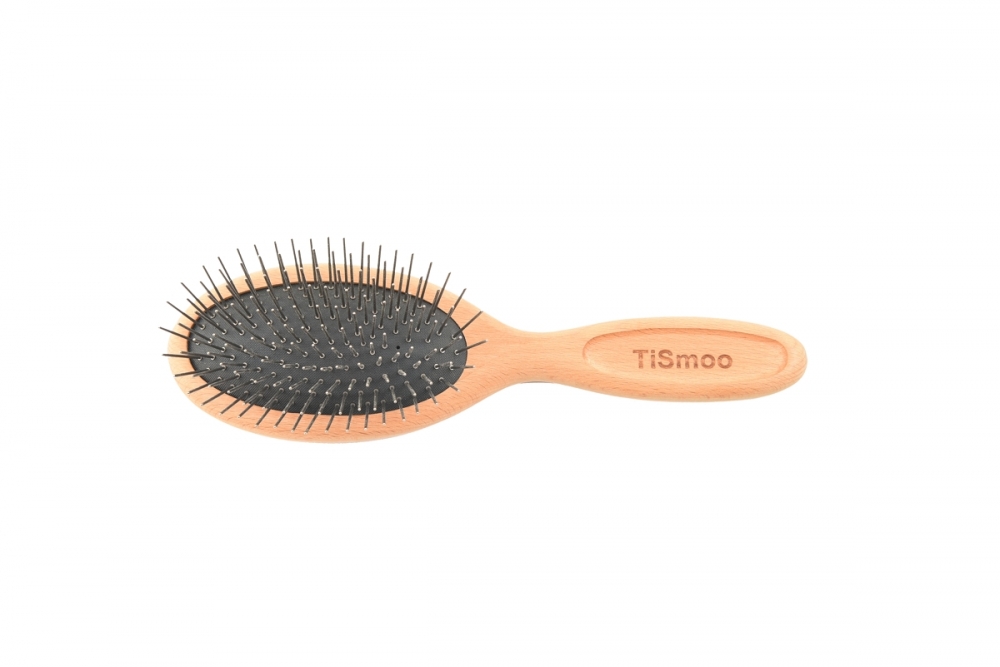 Titanium beech hairbrush