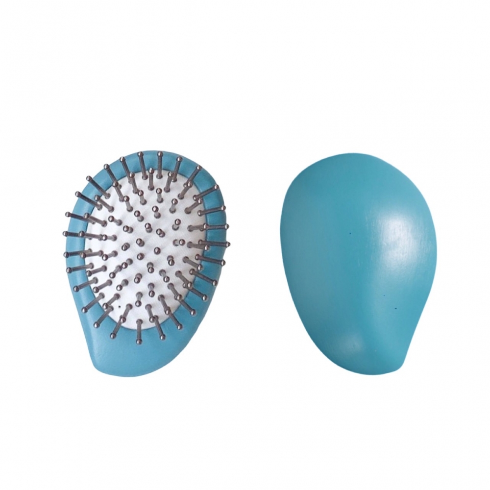 Titanium mango-shaped body massage comb