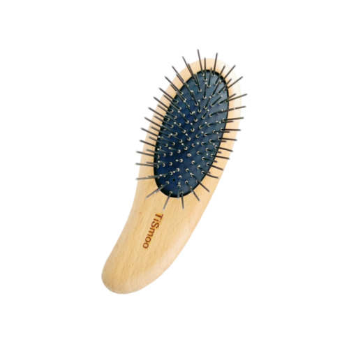 Titanium dolphin-shaped air cushion hair brush