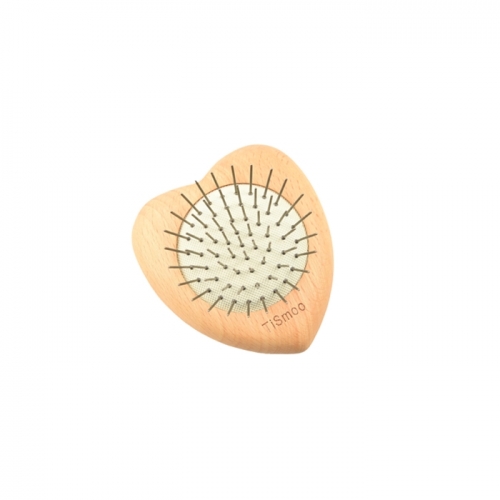 Titanium heart-shaped air cushion hair brush